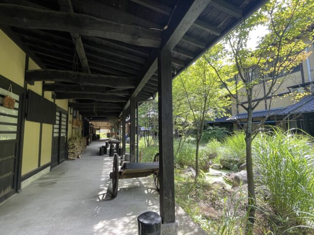 寒の地獄旅館の外観