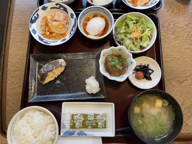 ニューニシノサウナ&天然温泉の朝食